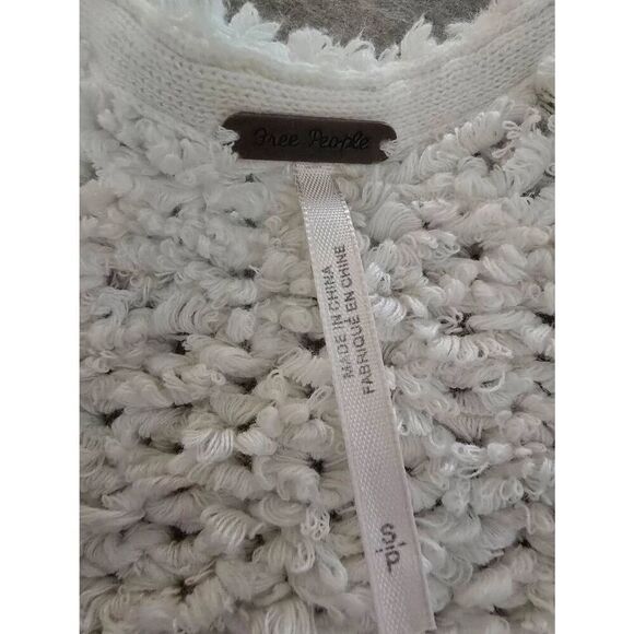 Women's Free People Sand Dune Sweater Ivory Size‎ Small - Picture 5 of 9